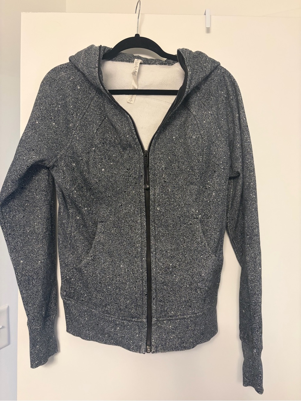 lululemon athletica Gray Speckled Full-Zip Hoodie Jacket